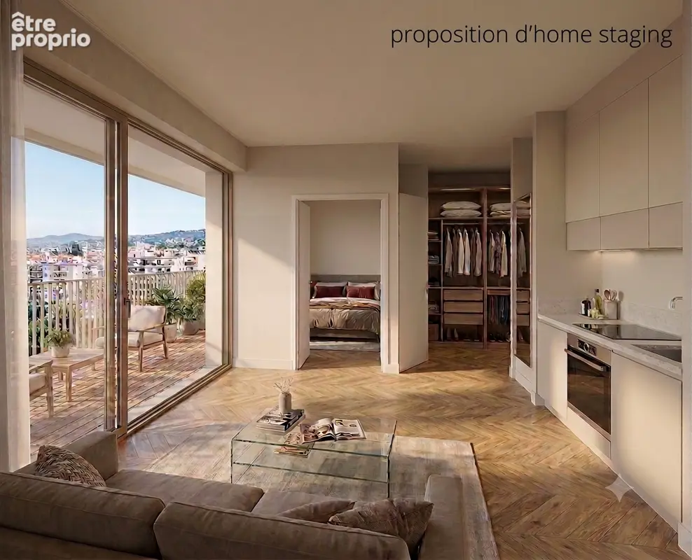 À vendre - appartement neuf t2 avec grand balcon - 43m2 - photo 2