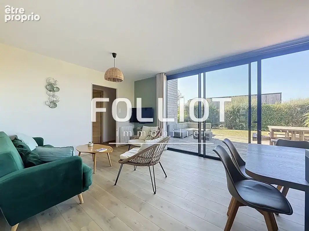 A Vendre Maison de plain pied Ossature bois à Hatainville ,à 5 minutes du centre de CARTERET et de la plage. - photo 14