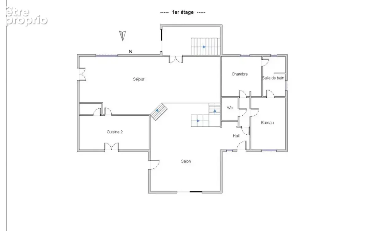 69110 saint foy les lyon - maison + appartement - piscine - garage - jardin - vue panoramique - proche des commodites - calme - photo 12