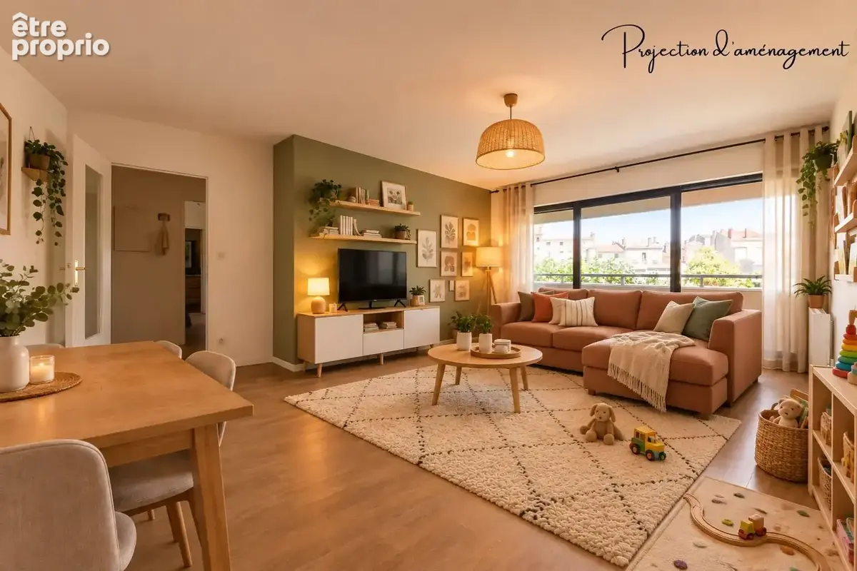 Appartement Quartier Fondaudége T3 parking, balcon, ascenseur - photo 4