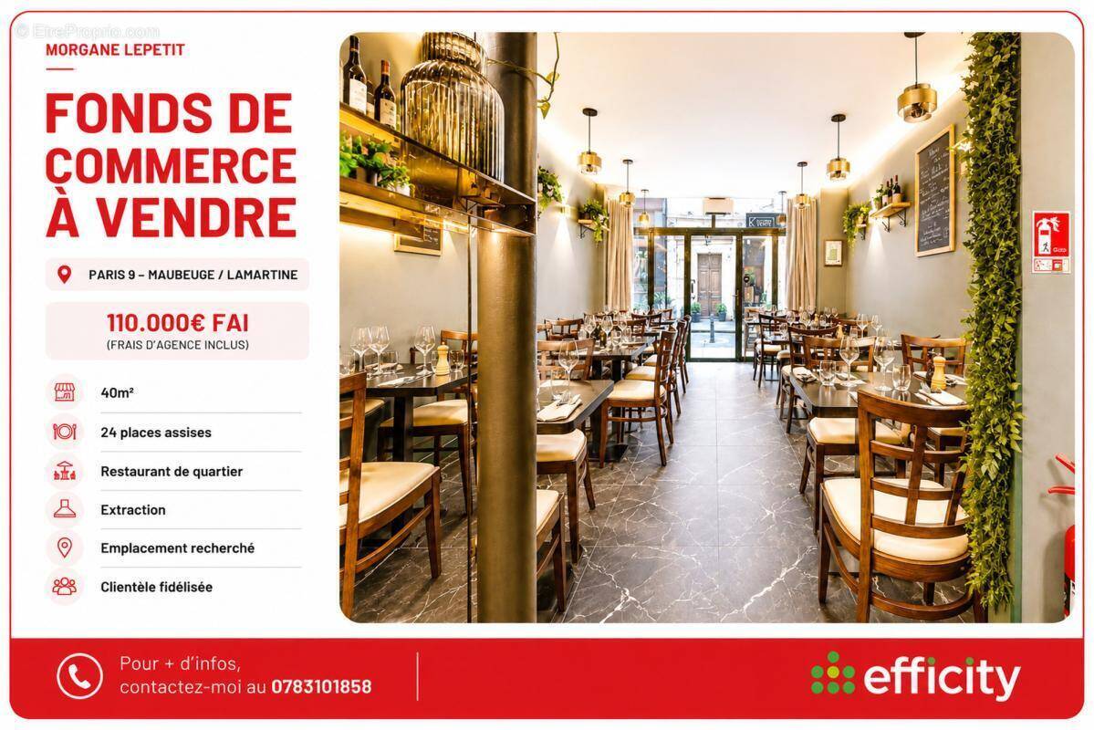 Commerce à PARIS-9E