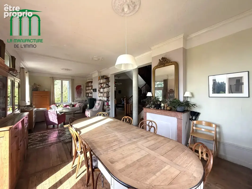 Maison bourgeoise de 1906 - 297.93 m² habitables - parcelle de terrain de 2480 m²- secteur Cotatay / La Pouratt'e - photo 4