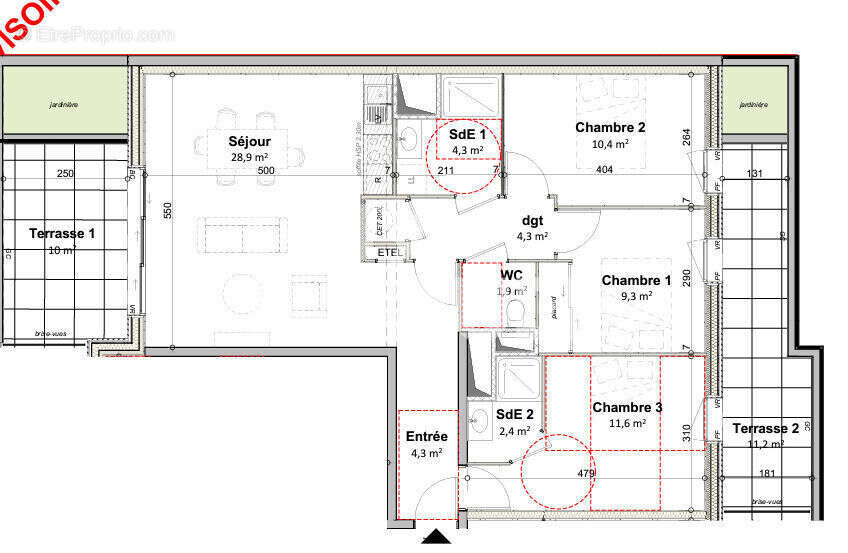 Appartement à SAINT-GILLES-CROIX-DE-VIE
