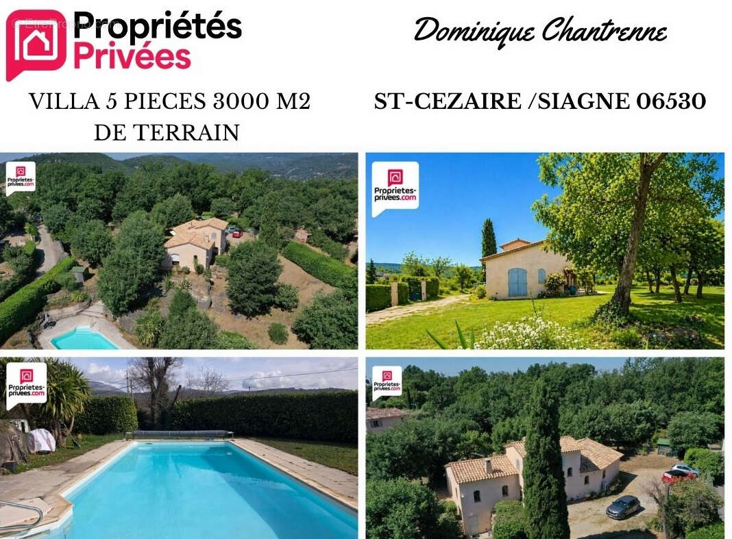 Maison à SAINT-CEZAIRE-SUR-SIAGNE