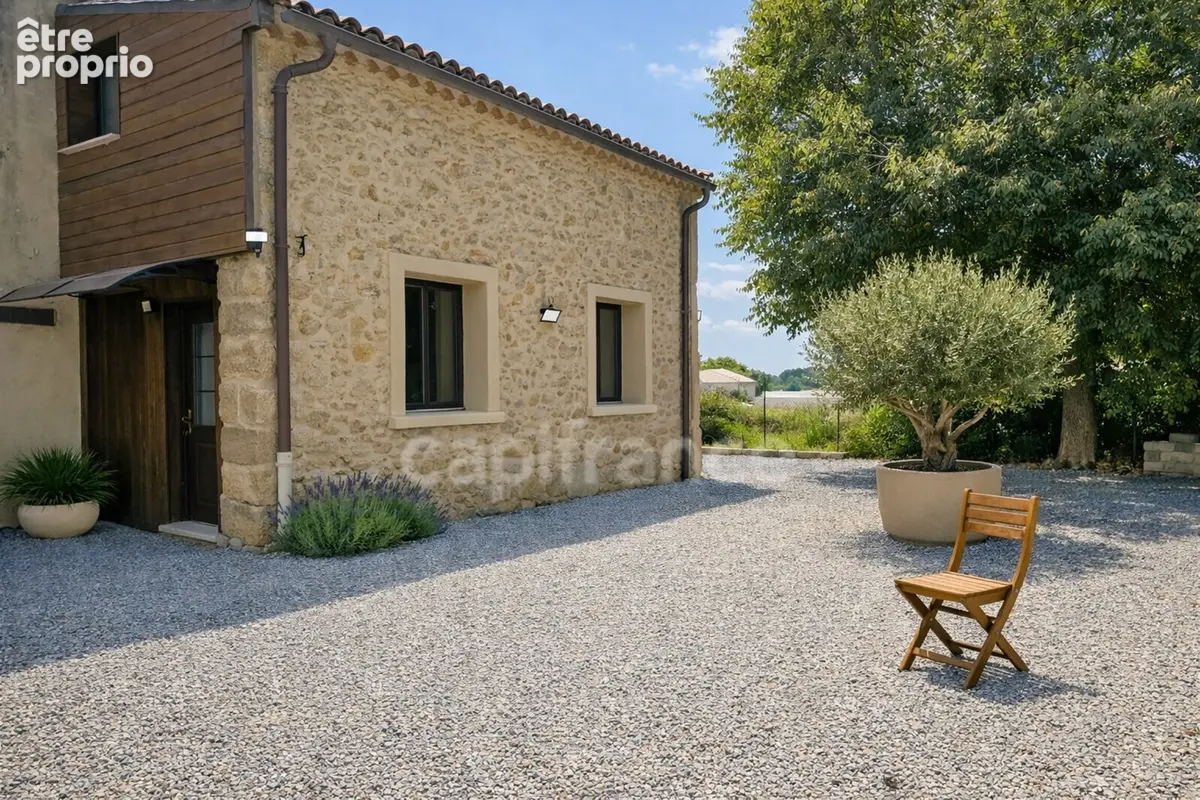 Maison de caractère en pierre – 100 m² – 3 chambres – séjour 45 m² – extérieur 316 m² - photo 5