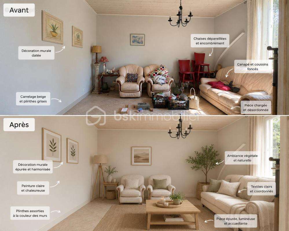 Maison mitoyenne 70 m² avec jardin arboré de 706 m² - photo 5