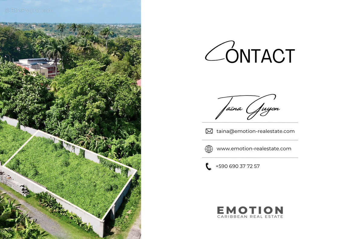 Terrain à PETIT-BOURG