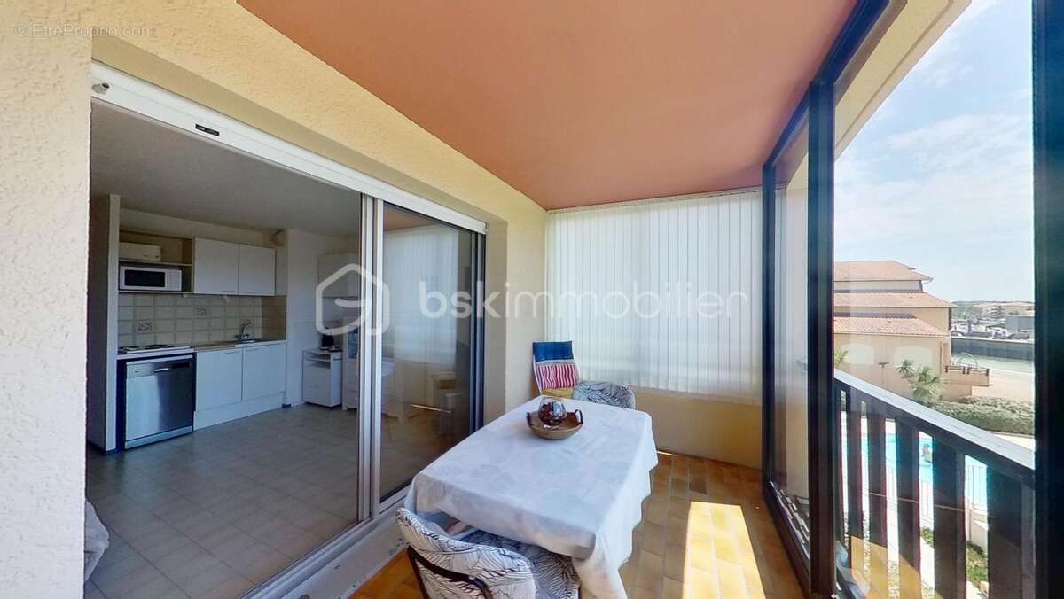 Appartement 2 pièces, vue panoramique sur le canal et le port, Capbreton - photo 3