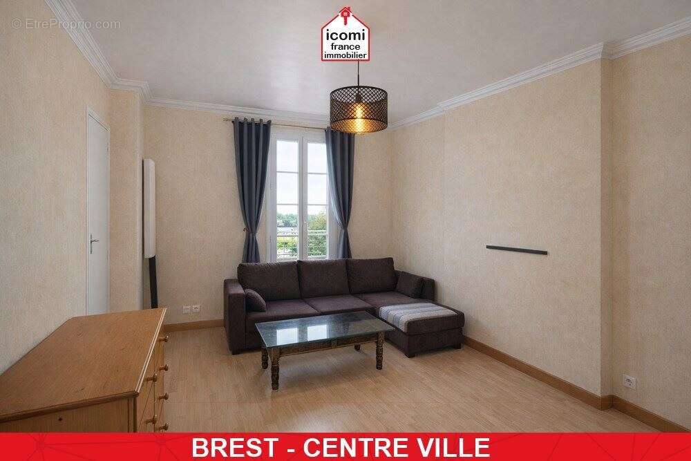 Finistere - brest (29200) - a vendre - appartement - t3  - vue degagee - balconnet - idealement situe - 3eme et dernier etage - photo 4