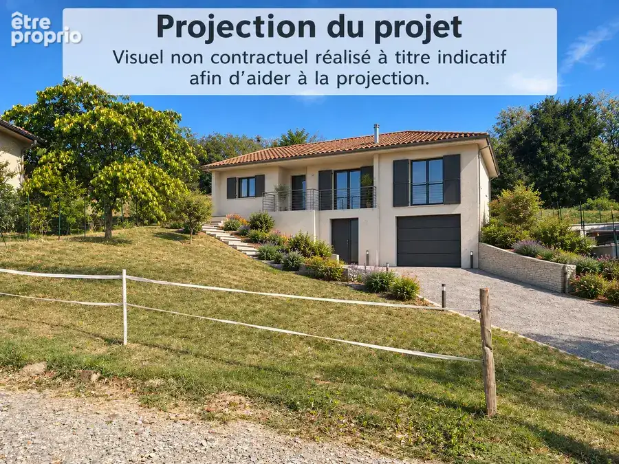 LES CÔTES-D'AREY – Terrain 600 m² viabilisé – Vue dégagée sur le - photo 2