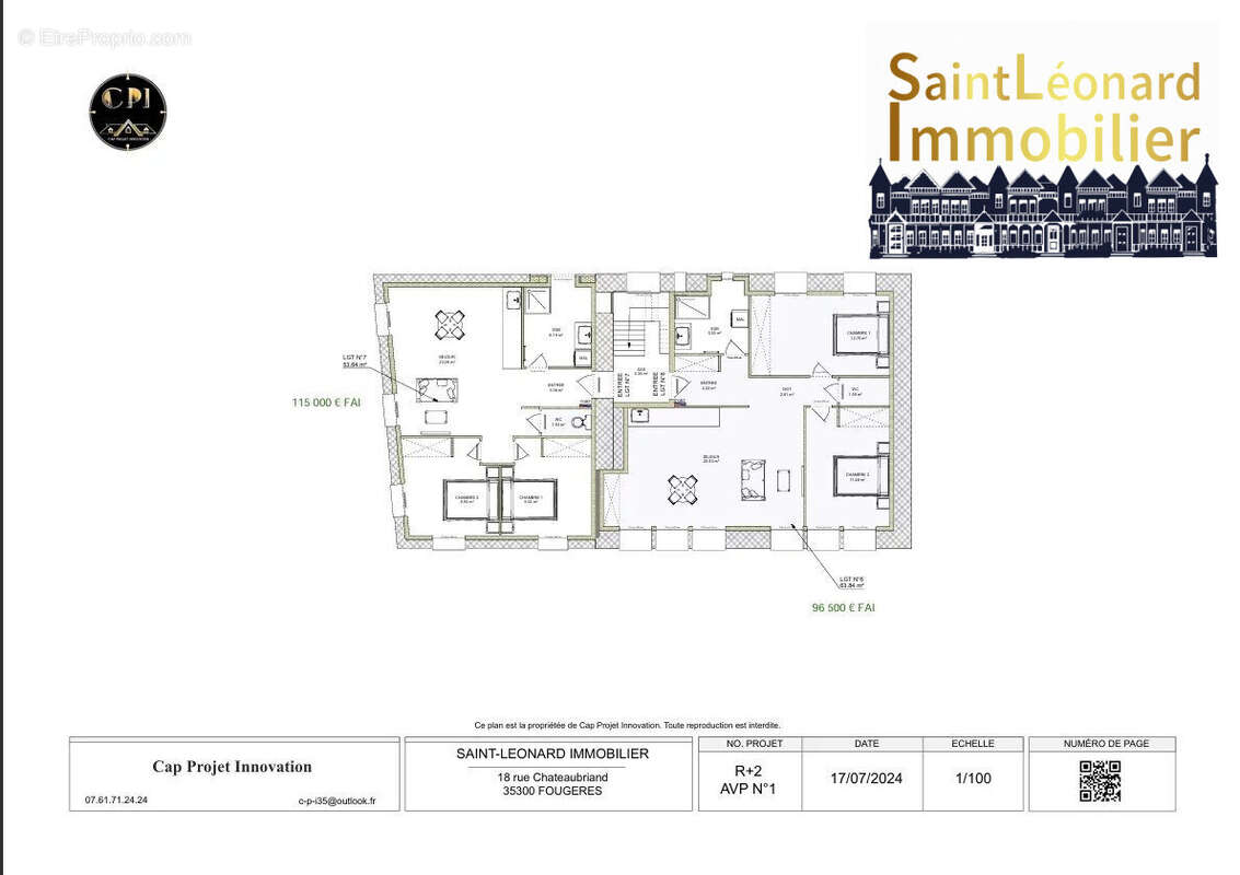 Appartement à FOUGERES