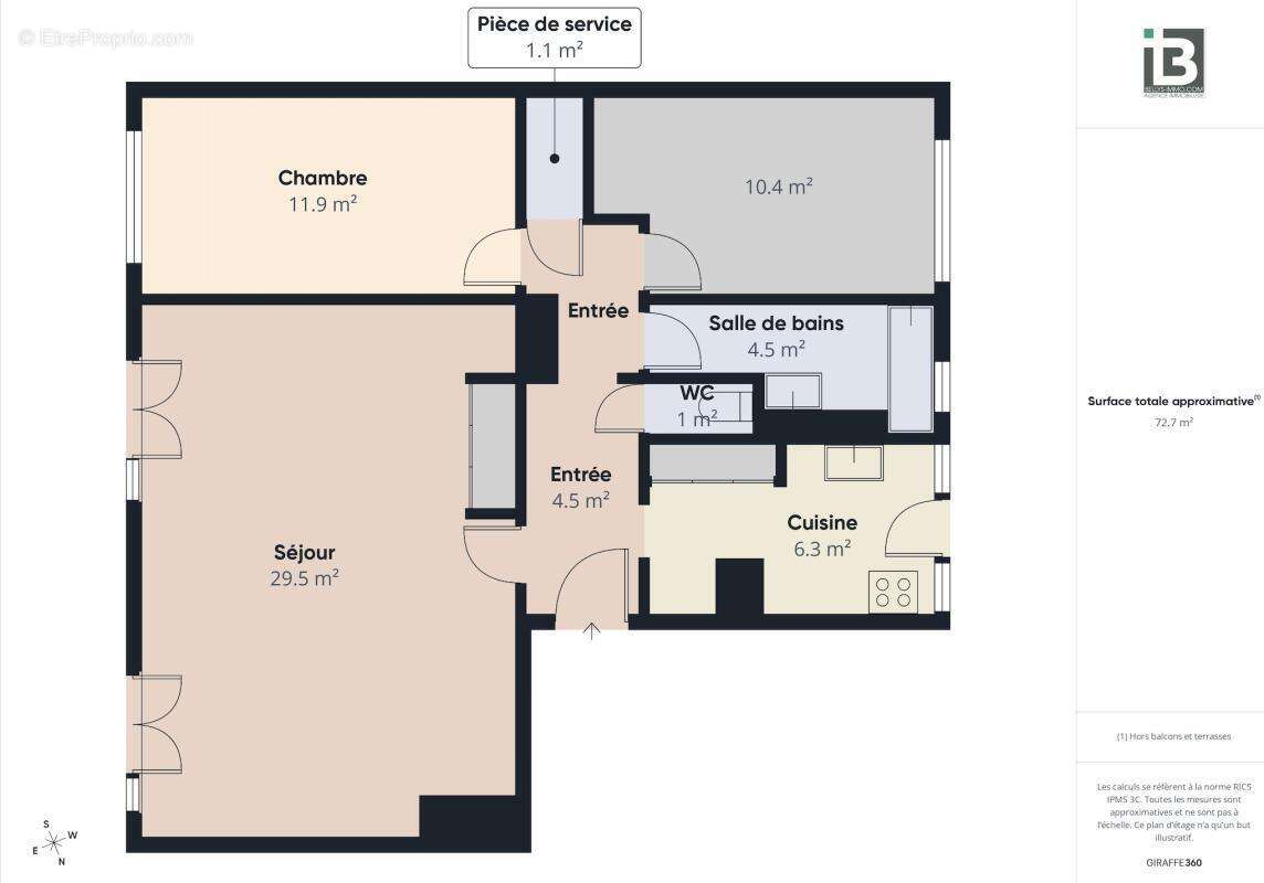 Appartement à CARQUEIRANNE