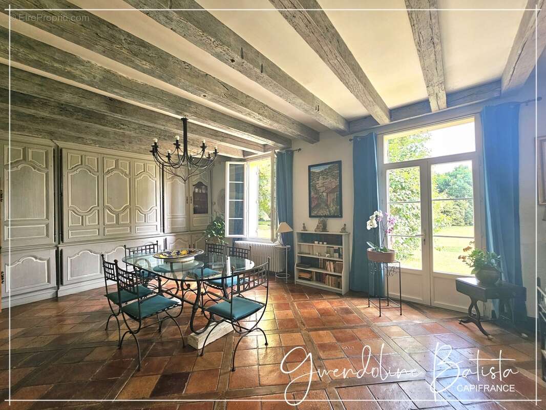 Propriété de charme en pierre avec gîte, piscine et parc arboré - LAMONZIE SAINT MARTIN (24) - photo 6