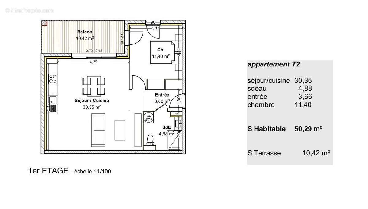 Photo 2 - Appartement à BELLEVILLE