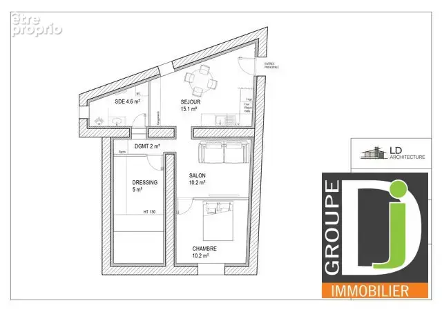 Maison 3 pièces 65 m² à vendre à Pontaix (26150) - photo 7