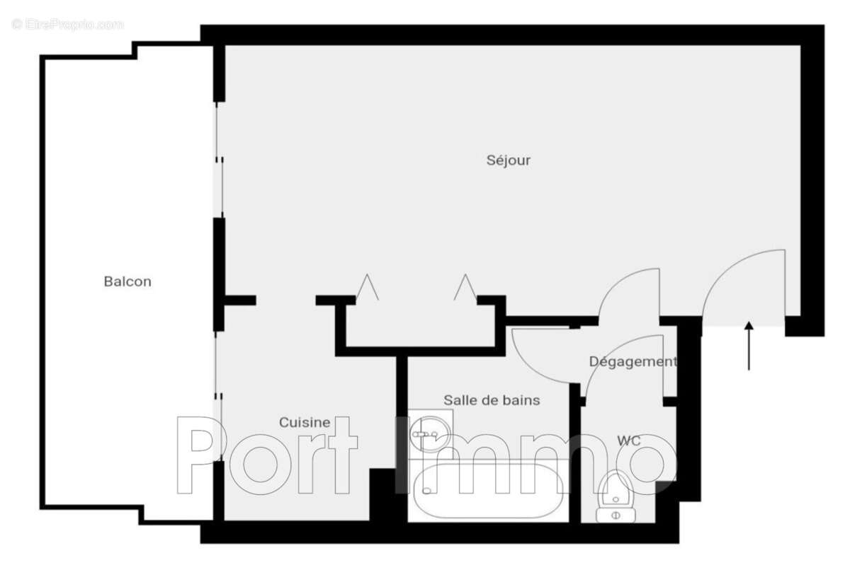 Appartement à SAINT-LAURENT-DU-VAR