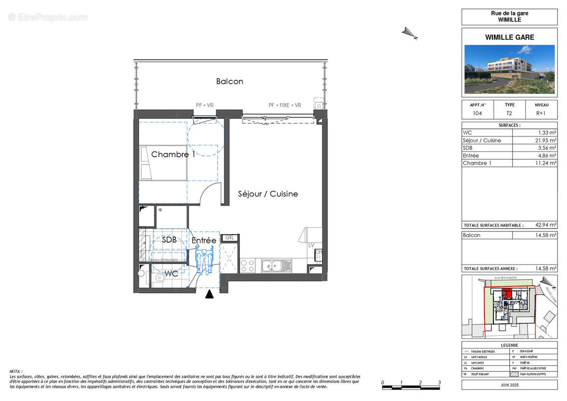 Appartement à WIMILLE
