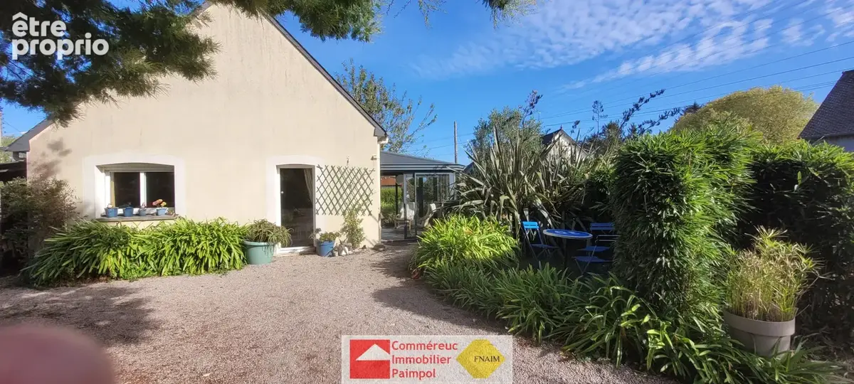 A vendre a plouezec, entre mer et bourg, maison 3 pieces avec veranda et abri bois sur terrain 979 m2 - photo 2