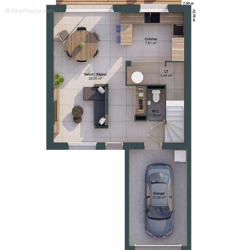 Maison 5 pièces 82 m2 - photo 7