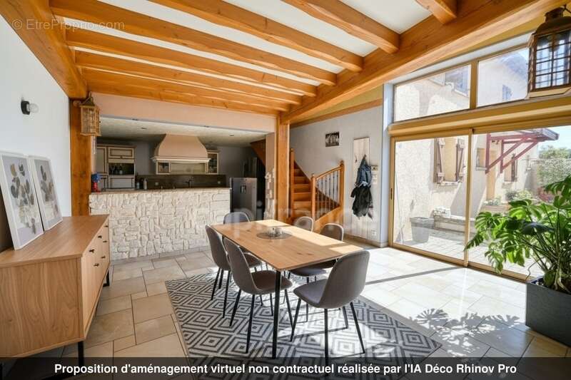 VIRIGNEUX - Ancienne ferme rénovée au cœur d’un écrin de verdure - photo 3