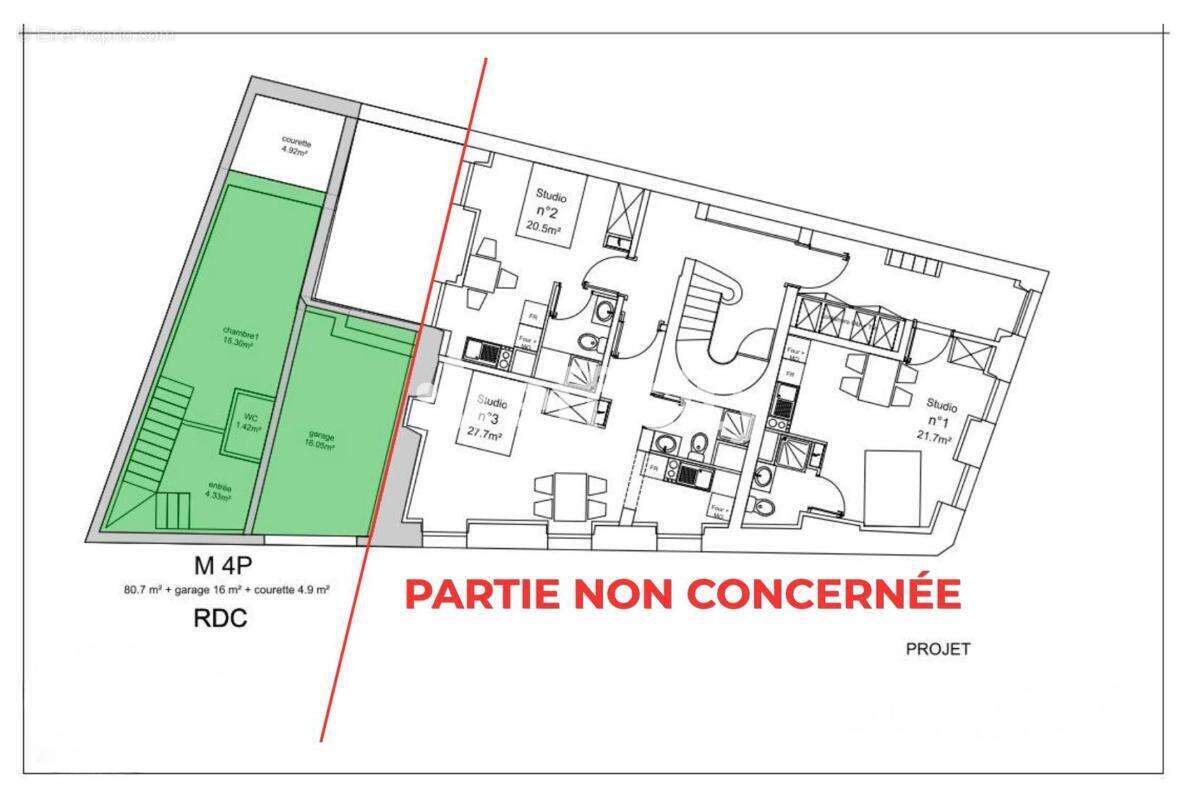 Appartement 23 m² à Bordeaux  - photo 3