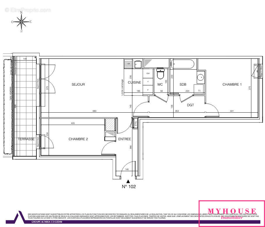 Appartement 3P 65m2 (proche transports) - photo 14