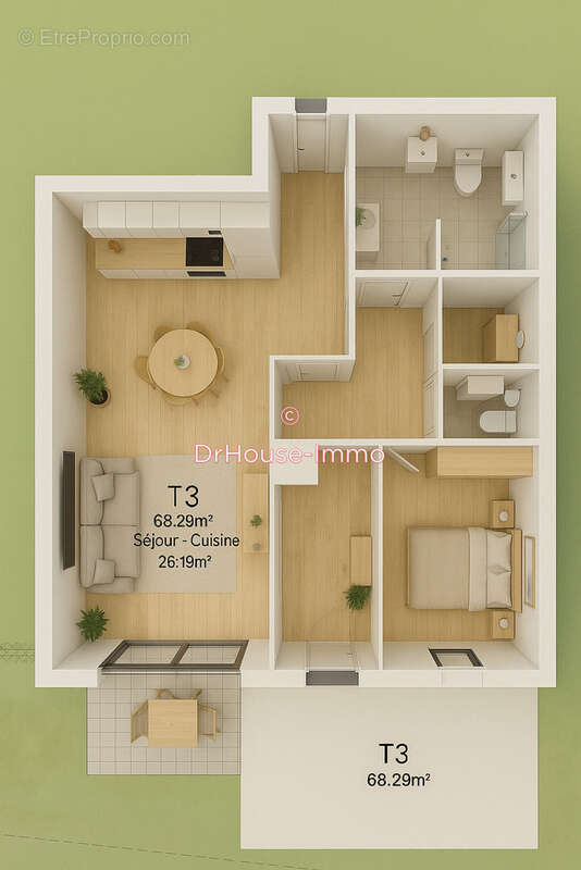 Appartement à SAILLY-SUR-LA-LYS