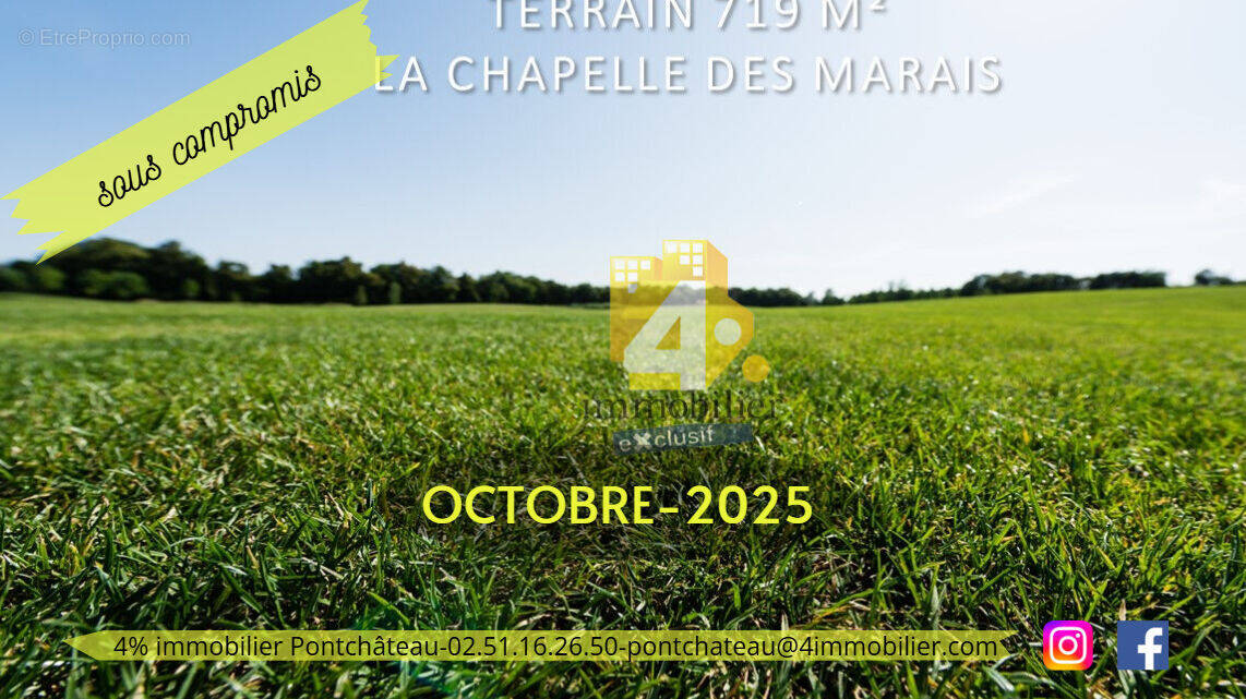 Terrain à LA CHAPELLE-DES-MARAIS