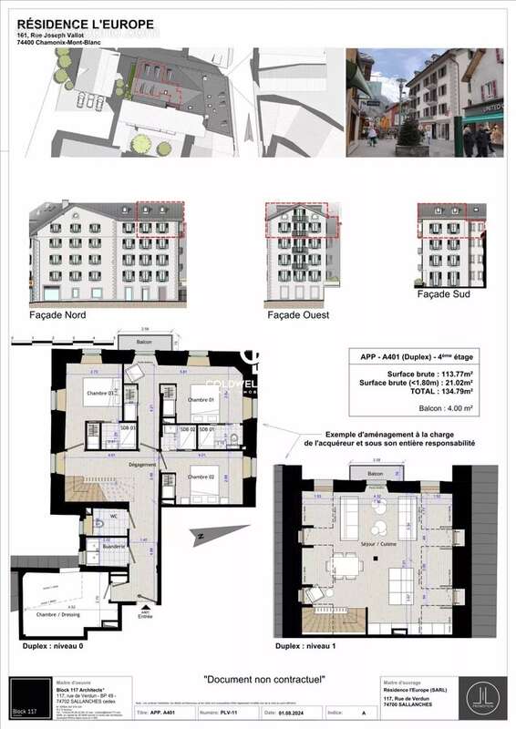 Appartement à CHAMONIX-MONT-BLANC