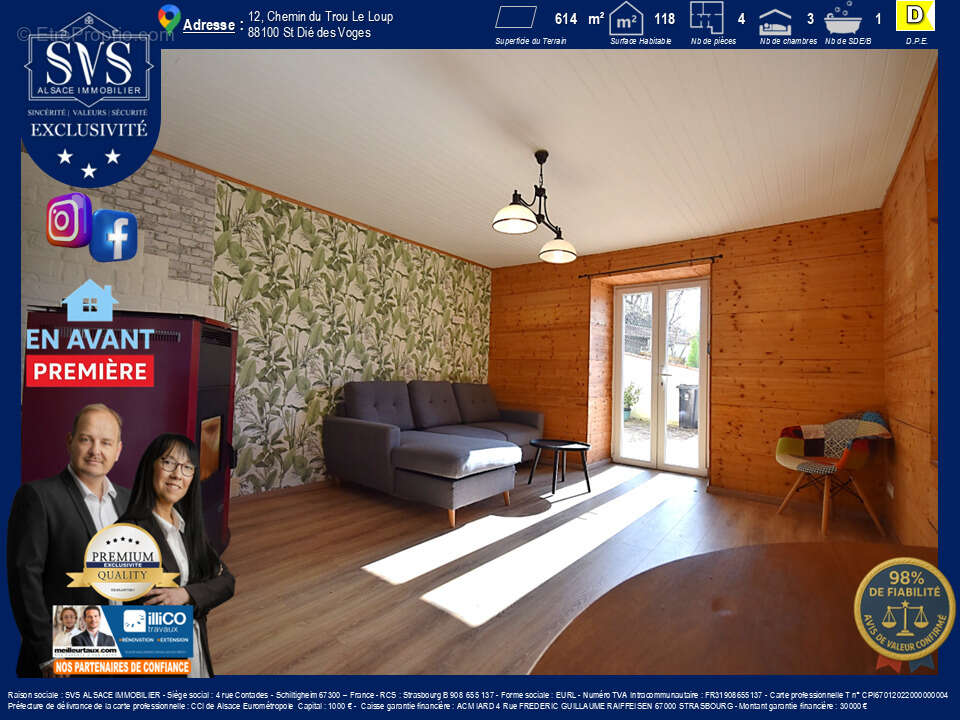 Maison à SAINT-DIE-DES-VOSGES