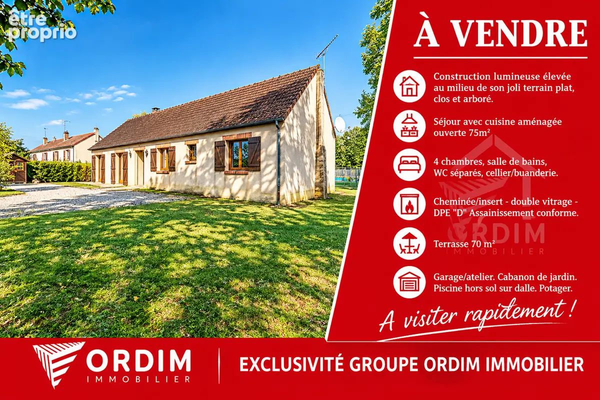 Maison TYPE 5 PARLY  89240-PLAIN-PIED-CALME- séjour 75m²  lumineux - photo 16