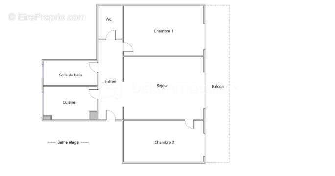 Appartement lumineux avec balcon + place de parking et cave - photo 13