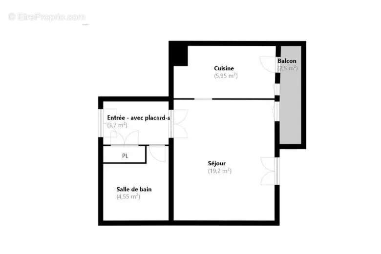 Appartement à MARSEILLE-3E