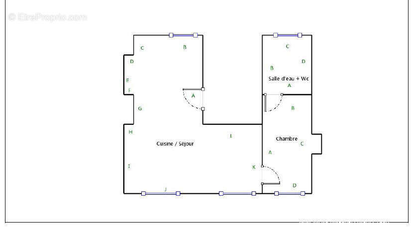 A rénover Appartement Dinard  2 pièce(s) 30.40 m² hyper centre - photo 8