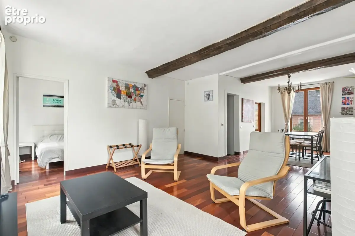 Honfleur centre - bel appartement t2 de 52 m2 - charme, luminosite et vie a pied - 1er etage sans ascenseur - - photo 4