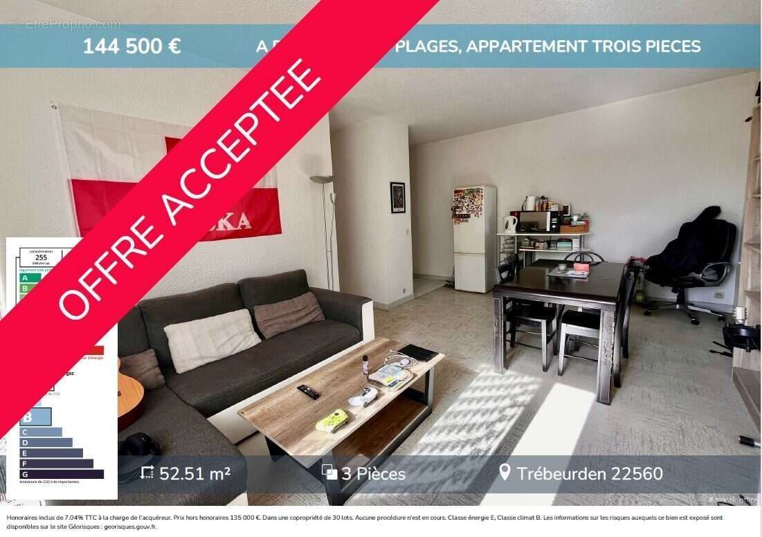 Appartement à TREBEURDEN