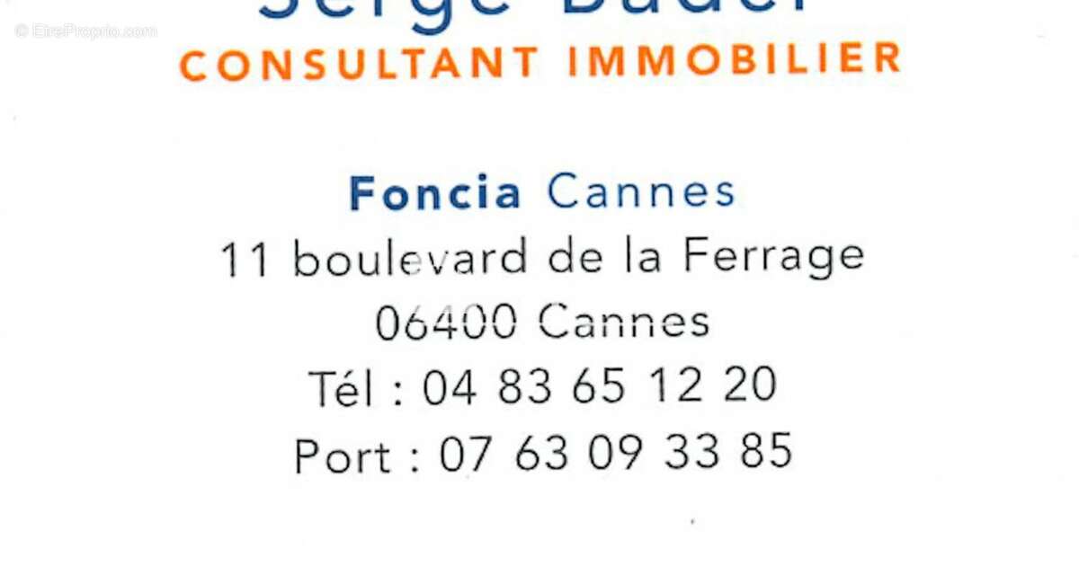 Appartement à CANNES