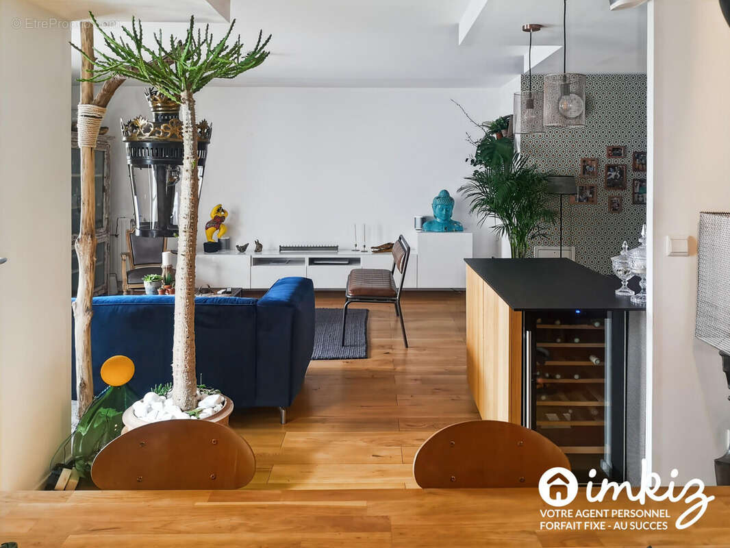 Aubervilliers  2P 64 m² avec terrasse et parking - photo 2