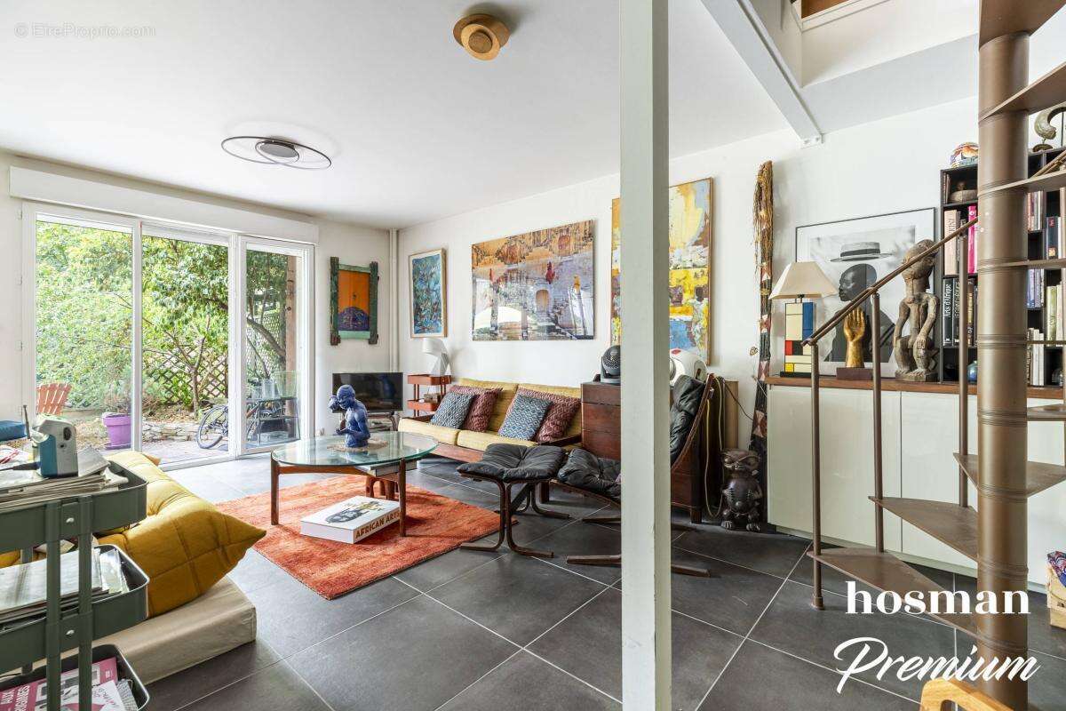 Duplex de 100 m2 avec jardin privatif de 51 m² – À deux pas des Buttes-Chaumont - photo 3