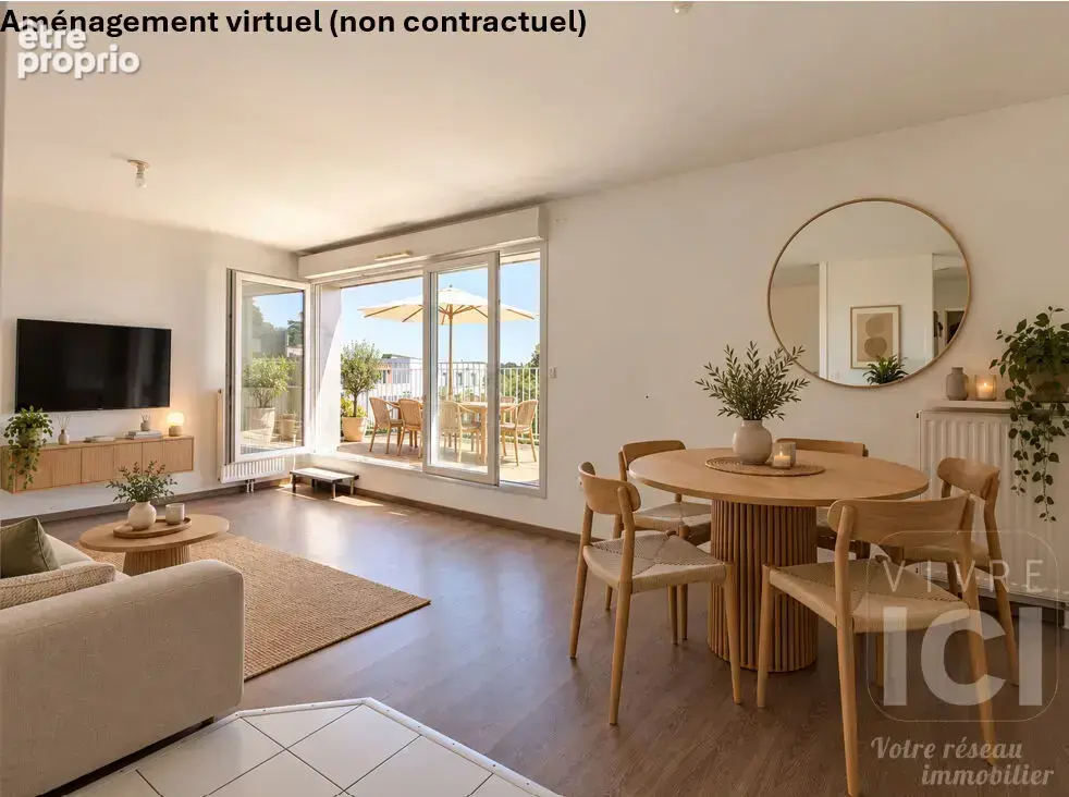 A VENDRE  Appartement T4, 77 m²  3 chambres Dernier étage au coeur d'Orvault-Bourg - photo 7