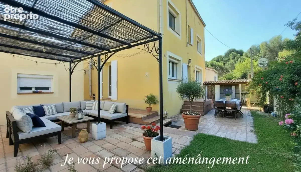 MARTIGUES (13) : à vendre Maison 4 chambres, 1 bureau, 2 appartements T3 et T4, garage sur terrain 859m² - photo 10