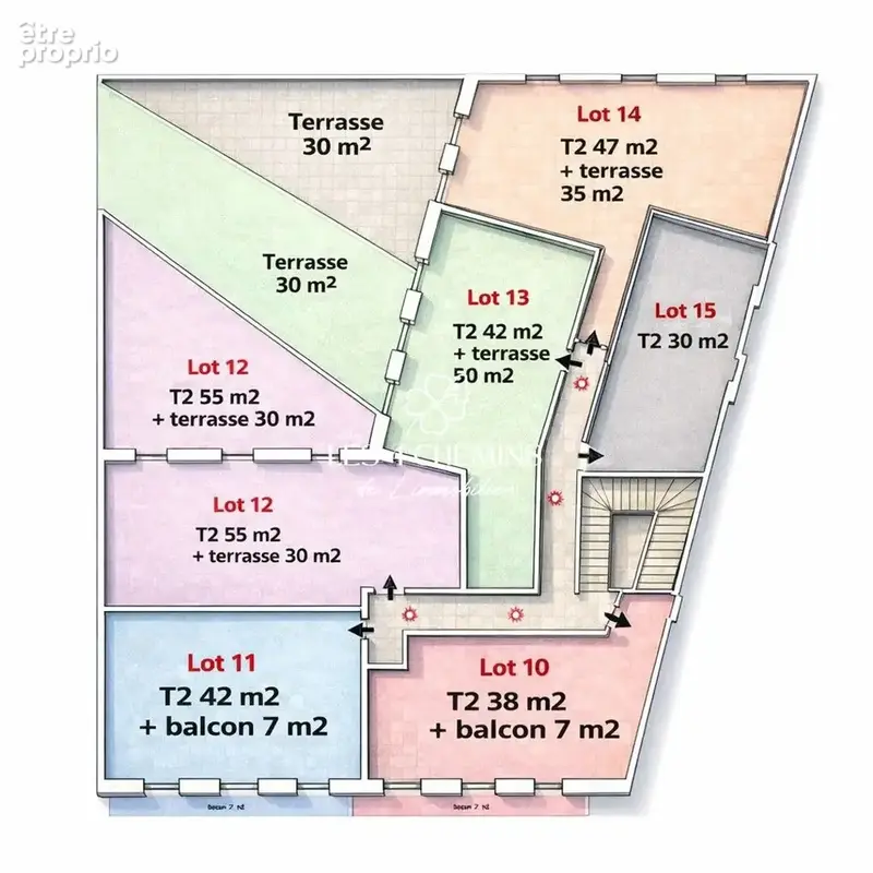 Trets Centre-Ville - T2 de 47 m2 - photo 4