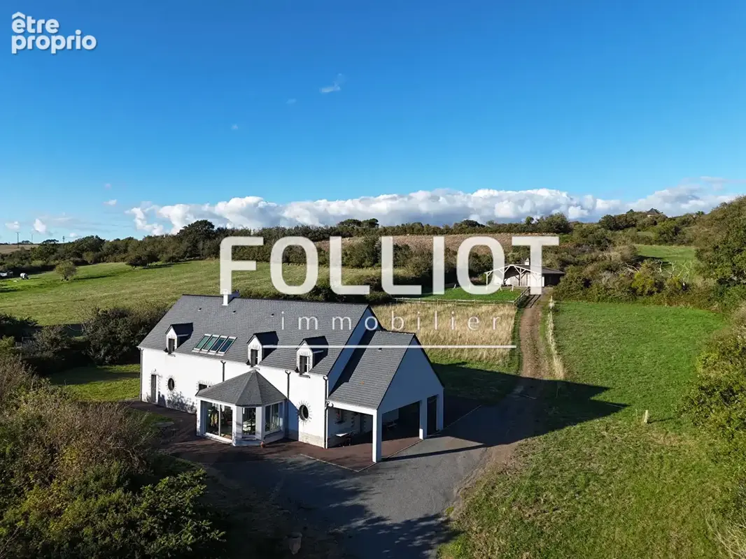 A Vendre Propriété d'exception à Saint-Jean-de-la-Rivière ,1,45 hectare avec vue mer, à 5 minutes de Barneville-Carteret - photo 8