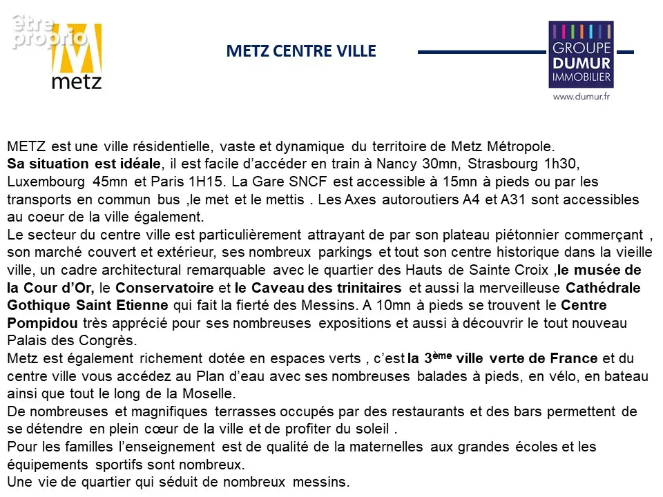 Appartement Metz 4 pièce(s) 90 m2 avec terrasse et box en sous-sol - photo 10