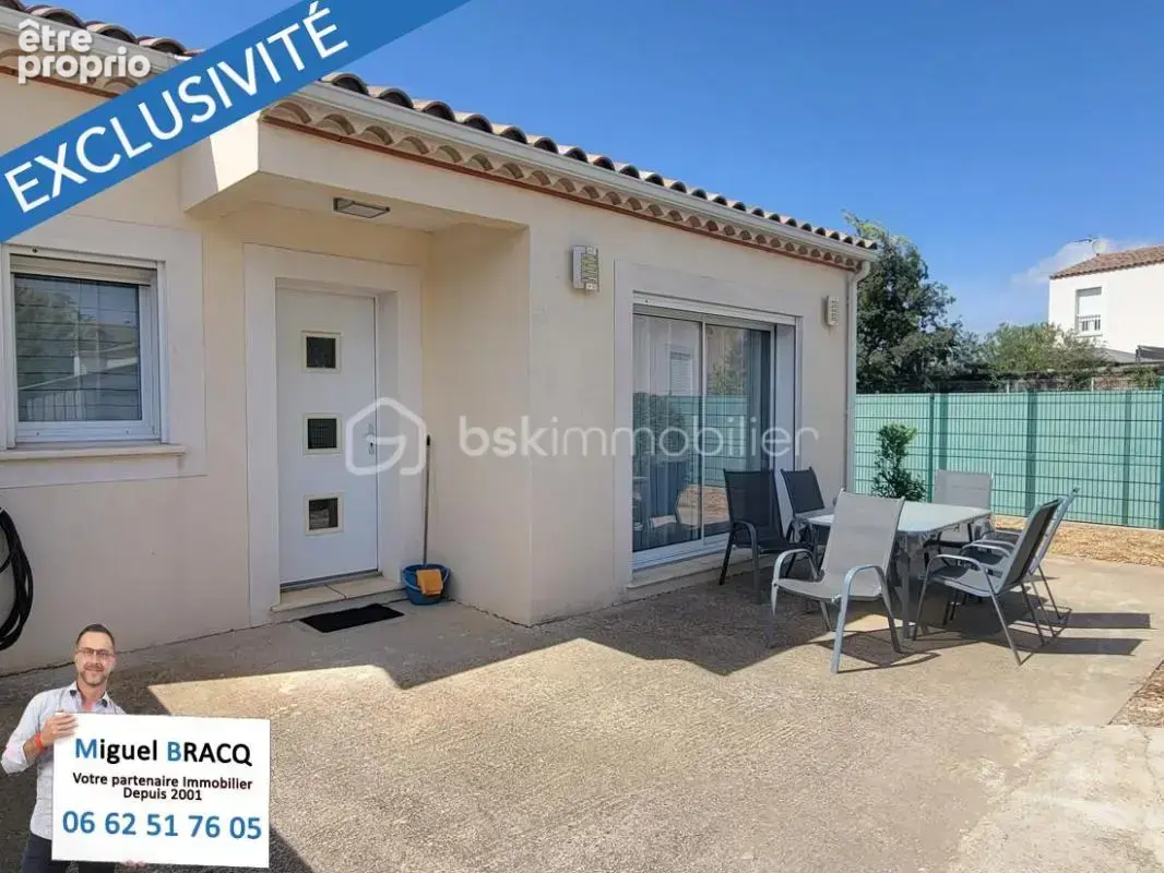 Villa F4 de plain-pied sur 300 m² de terrain, quartier calme sur Nissan-Lez-Enserune 34440 - photo 2