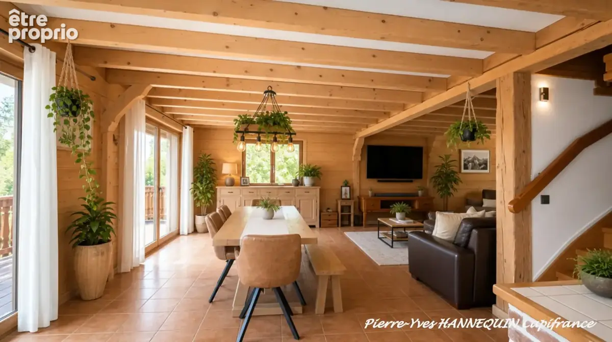 Chalet avec vue panoramique, piscine chauffée et T2 indépendant - photo 9