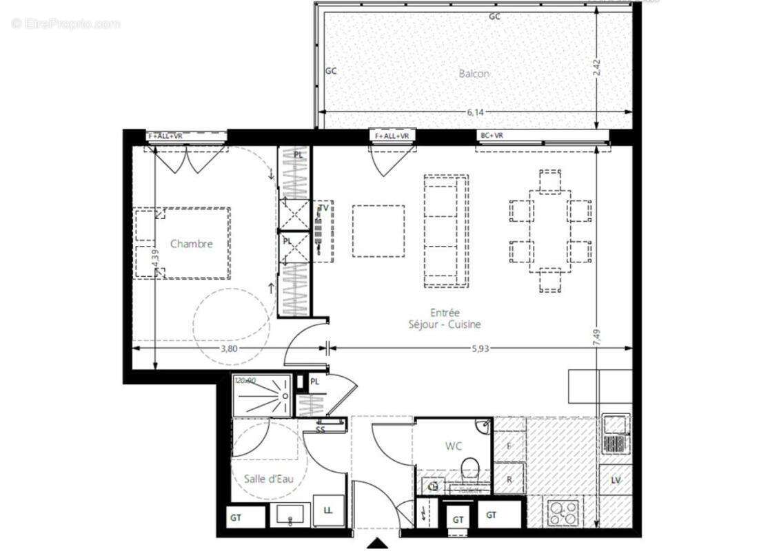 Appartement à TALENCE