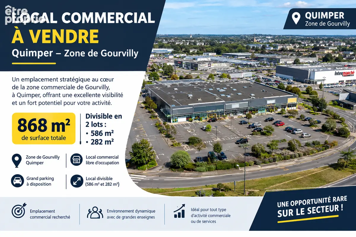 Commerce à QUIMPER