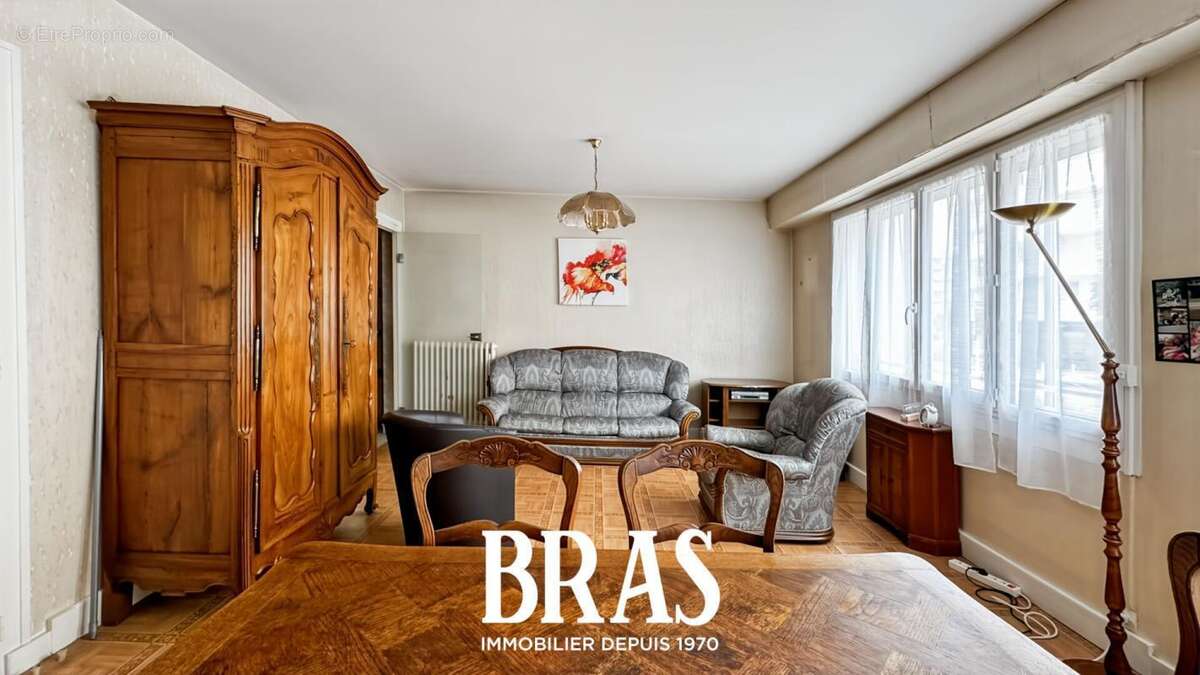 Reze - pont rousseau - t3 + cave + garage - photo 4
