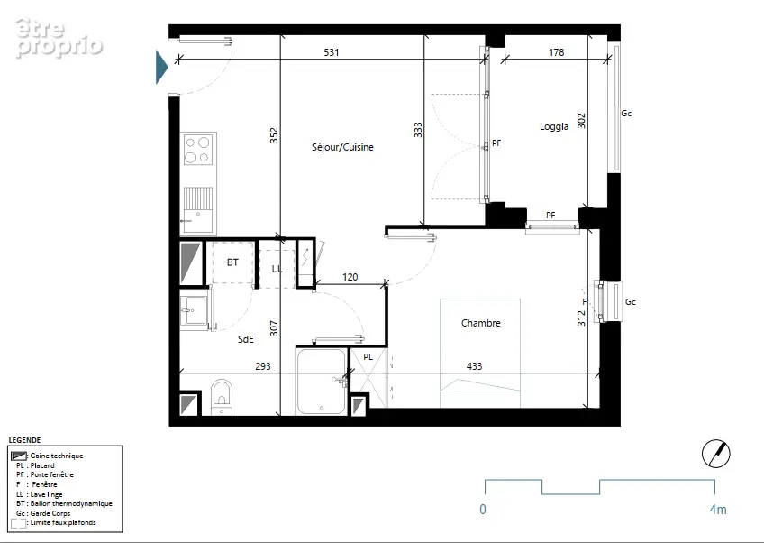 Appartement neuf Albi centre-ville - T2 39,62m² - photo 2